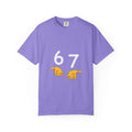 The "Sigma 67" Aura Enhancer Tee 67 Pointing Hands T‑Shirt — Funny Number Graphic Tee