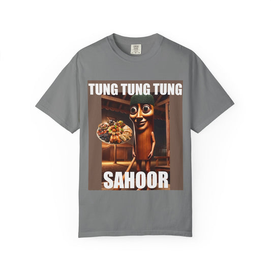 Certified Sigma Uniform (Tung Tung Edition) Character Graphic T-Shirt | SAHOOR Illustration Tee