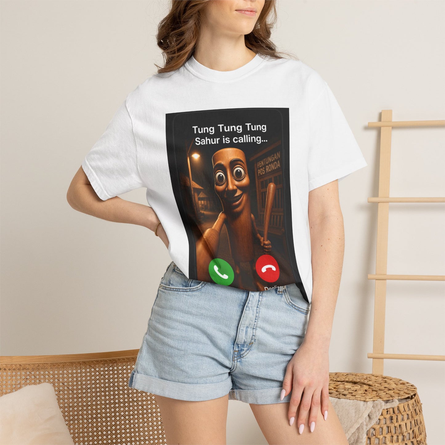 Incoming Call: Tung Tung Sahur Tee