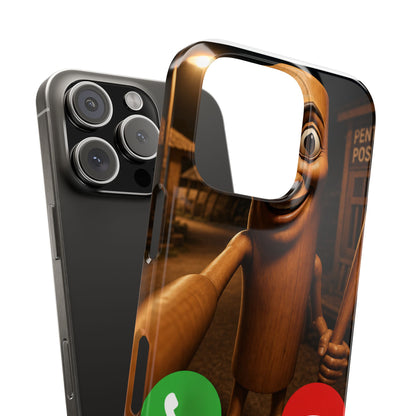 Tung Tung Tung Sahur Incoming Call Phone Case | Funny Brain Rot Meme iPhone Case | Italian Brainrot Merch | Gen Z Gift