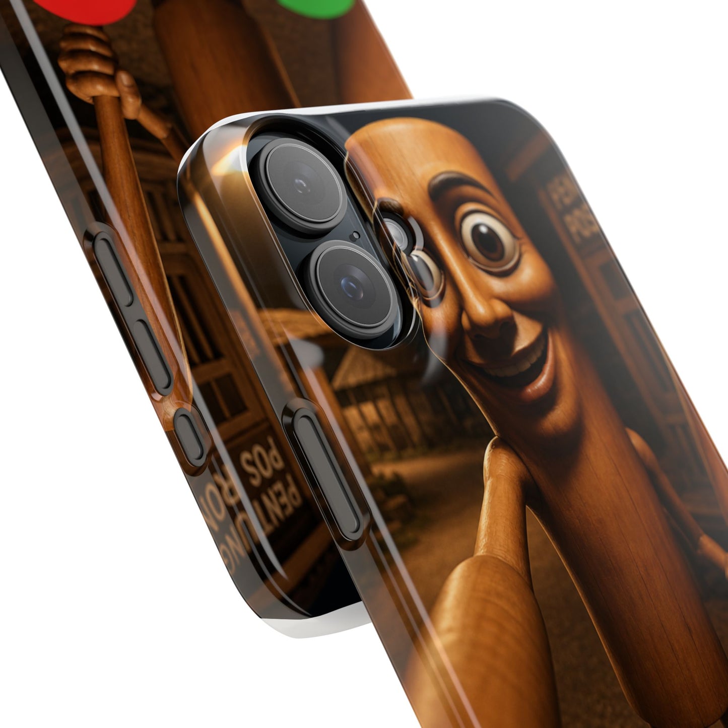 Tung Tung Tung Sahur Incoming Call Phone Case | Funny Brain Rot Meme iPhone Case | Italian Brainrot Merch | Gen Z Gift