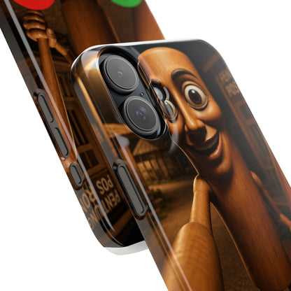 Tung Tung Tung Sahur Incoming Call Phone Case | Funny Brain Rot Meme iPhone Case | Italian Brainrot Merch | Gen Z Gift