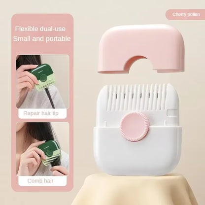 2-in-1 Portable Baby Haircut & Hairdressing Comb - Perfect for Trimming Bangs and Broken Hair!