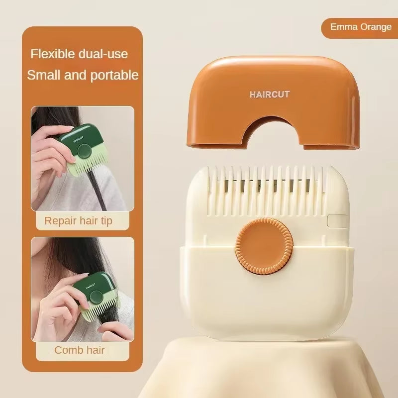 2-in-1 Portable Baby Haircut & Hairdressing Comb - Perfect for Trimming Bangs and Broken Hair!