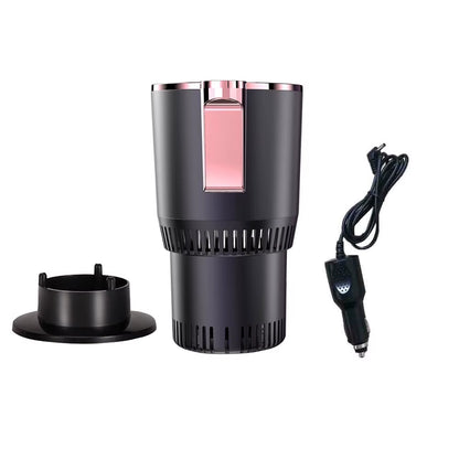 Smart Display Car Cup Holder Cooler