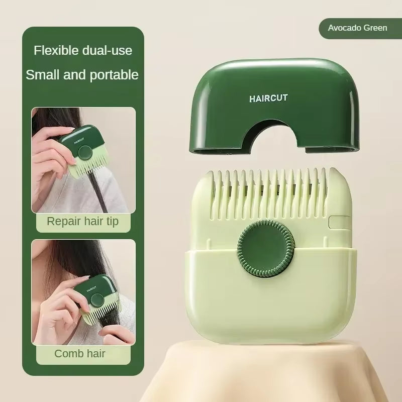 2-in-1 Portable Baby Haircut & Hairdressing Comb - Perfect for Trimming Bangs and Broken Hair!