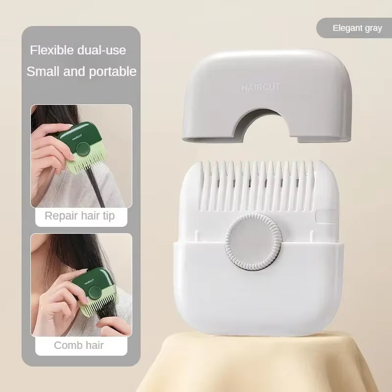 2-in-1 Portable Baby Haircut & Hairdressing Comb - Perfect for Trimming Bangs and Broken Hair!