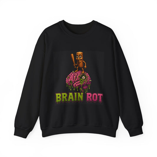 The "16-Bit Pixel Rot" Sweatshirt — Retro Zombie Cartoon Skull Tee