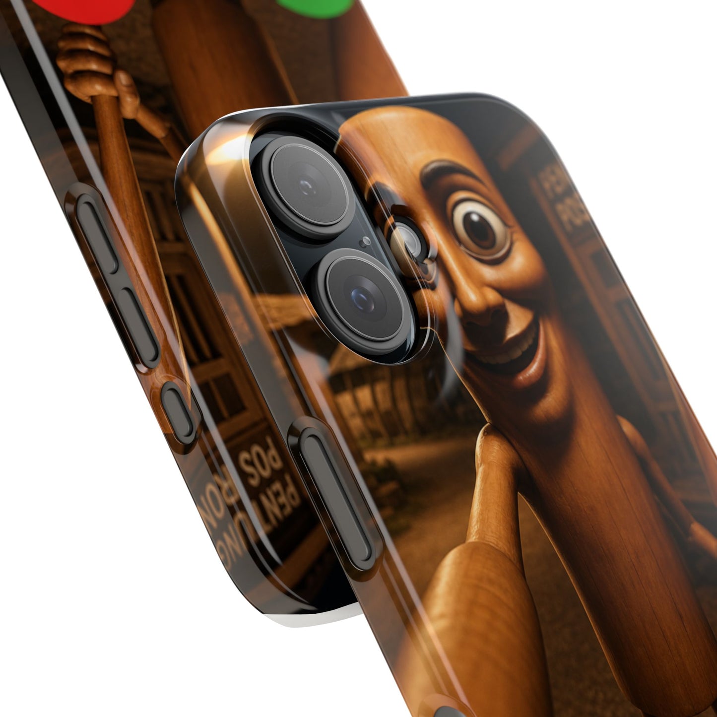 Tung Tung Tung Sahur Incoming Call Phone Case | Funny Brain Rot Meme iPhone Case | Italian Brainrot Merch | Gen Z Gift