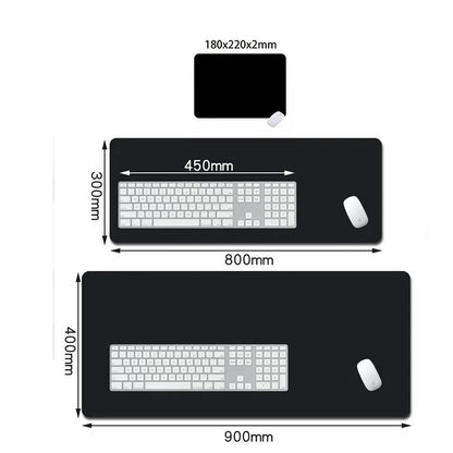 Large Black and White Gaming Mouse Pad Gamer Big Mouse Mat Computer Gaming Locking Edge Mousepad 90X40Cm Keyboard Desk Mice Pad